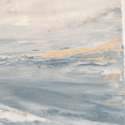 BORDERLESS - アート　絵画　シンプル　スタイリッシュ　ミニマル　グレー　淡い色　ホワイト　ベージュ　青　空 2枚目の画像