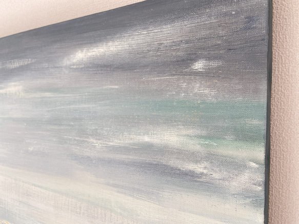 BORDERLESS - アート　モダン　深緑　ネイビー　絵画　風景画　洗練　かっこいい　絵 6枚目の画像