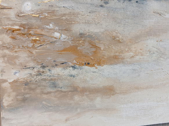 BORDERLESS - アート　モダン　ベージュ　グレー　白　ホワイト　ネイビー　絵画　ミニマリスト　シンプル　絵 6枚目の画像
