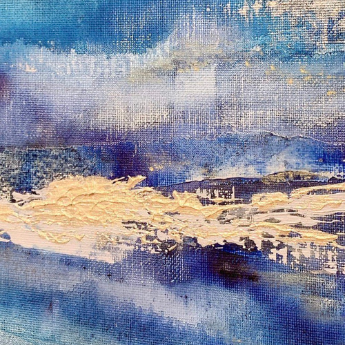 BORDERLESS - ネイビー アート 絵画 かっこいい スタイリッシュ