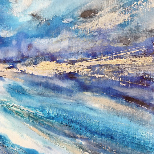 BORDERLESS - ネイビー アート 絵画 かっこいい スタイリッシュ