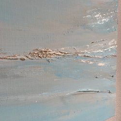 BORDERLESS - ブルー　インテリア　アート　絵画　金　シンプル　ナチュラル　北欧モダン　おしゃれ　青　白　空 6枚目の画像