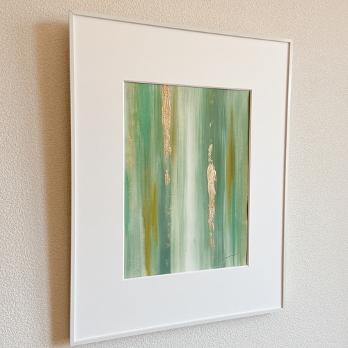 抽象画です 富士山 躍動感溢れる抽象画