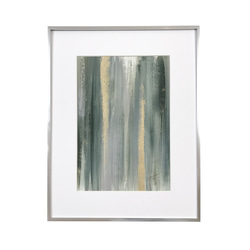 FOREST アート 抽象画 絵画 フレーム 額縁 ゴールド 緑 グリーン