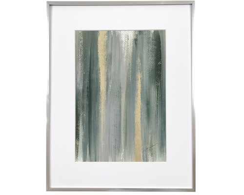 FOREST アート 抽象画 絵画 フレーム 額縁 ゴールド 緑 グリーン