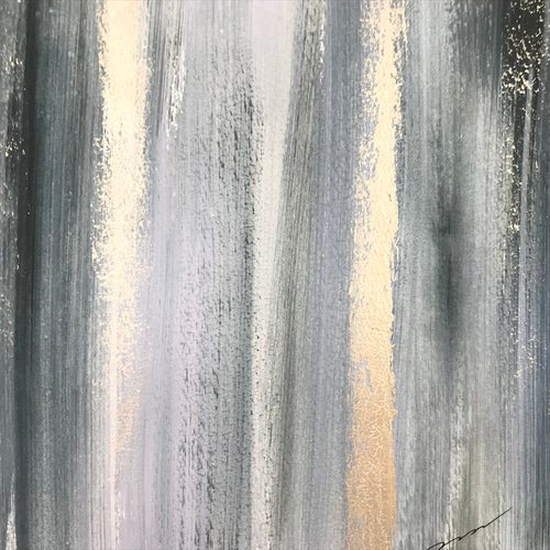 FOREST アート 抽象画 絵画 フレーム 額縁 ゴールド 緑 グリーン