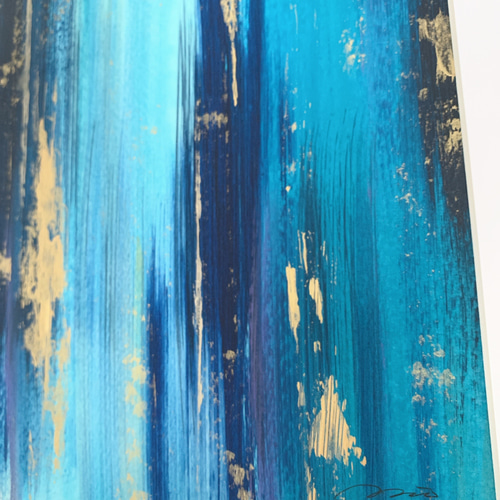 A study of the color blue λ/抽象画 (S4)/北欧/アート/モダン