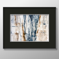 SHEER PINK&GRAY - モダンアート アクリル画 抽象画 ピンク グレー