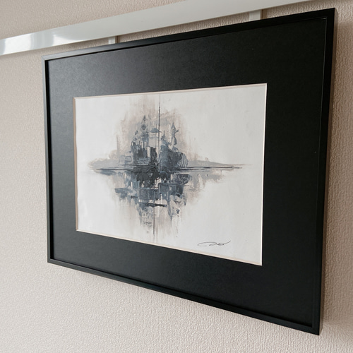 BLOCKS - アート モノトーン 現代アート 絵画 シンプル モダン BLOCKS - アート モノトーン 現代アート 絵画 シンプル モダン