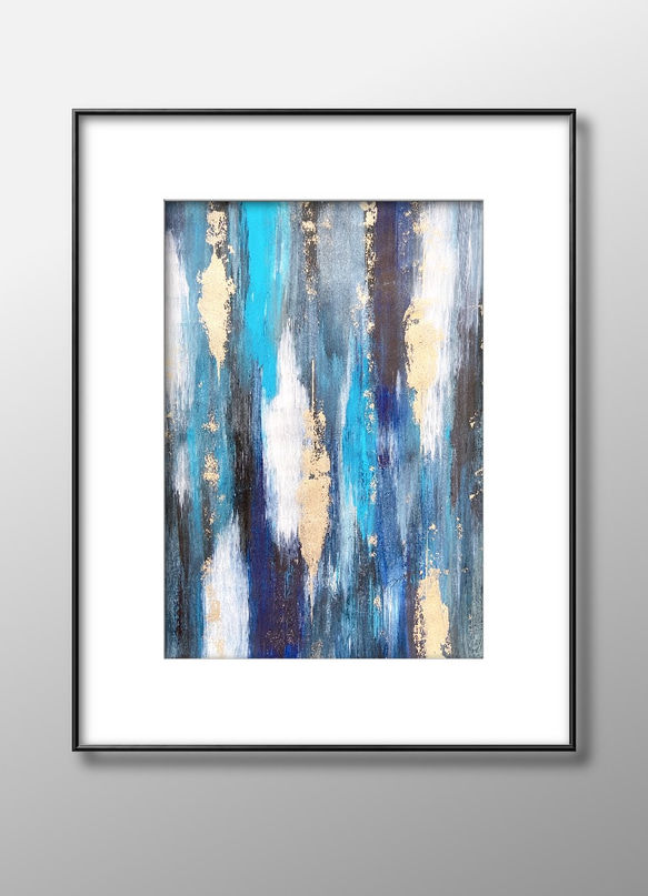 AQUA 02 - 絵画 抽象画 モダンアート 現代アート おしゃれ