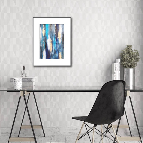 AQUA 02 - 絵画 抽象画 モダンアート 現代アート おしゃれ AQUA 02 - 絵画 抽象画 モダンアート 現代アート おしゃれ