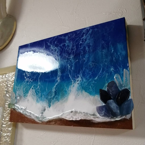 油彩　優しい海 海の絵 no.021 絵画 art iroiro 通販 5577717｜Creema(クリーマ)