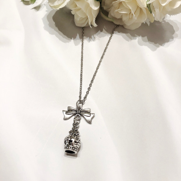 ❤︎petit crown necklace❤︎ 3枚目の画像