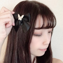 butterflyribbon hair clip 6枚目の画像