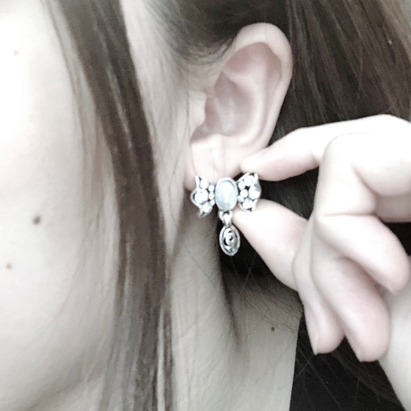 ❤︎量産型地雷❤︎silver pierce/earring 3枚目の画像