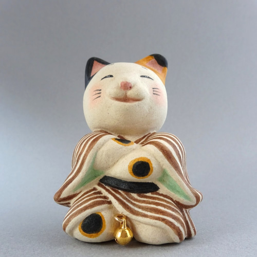受注制作】にゃんだい四郎（仙台四郎） 招き猫 ことほぎ 通販 12211615