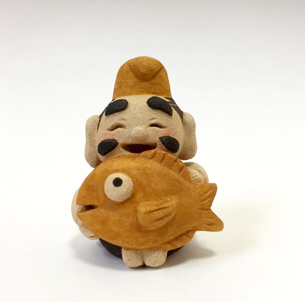 ●○ 東京木目込人形 / 七福神の恵比寿さんです。 ○○ 東京木目込人形 / 七福神の恵比寿さんです。