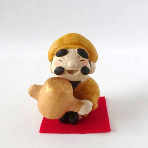 受注制作】七福神の大黒様 小サイズ 縁起物 その他置物 ことほぎ