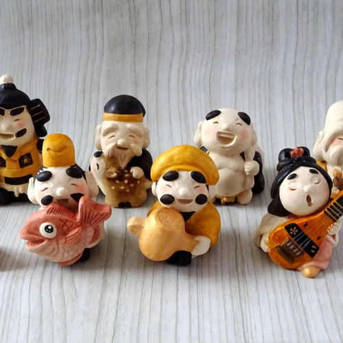 ☆福禄寿　置物　古作　縁起物☆ 受注制作】七福神の福禄寿様 小サイズ 縁起物 その他置物 ことほぎ