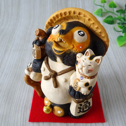 受注制作】福助さん お福さんセット 大サイズ 縁起物 その他置物