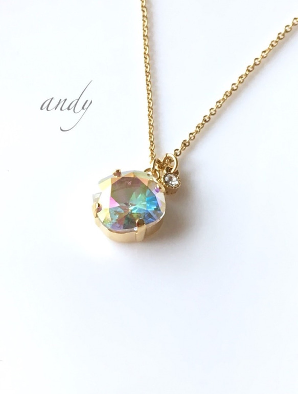 Swarovski Crystal Transemisson Necklace 5枚目の画像