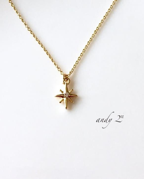 Lucky Star Motif Necklace《Gold or Silver》 1枚目の画像