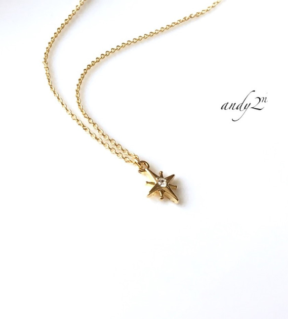 Lucky Star Motif Necklace《Gold or Silver》 3枚目の画像