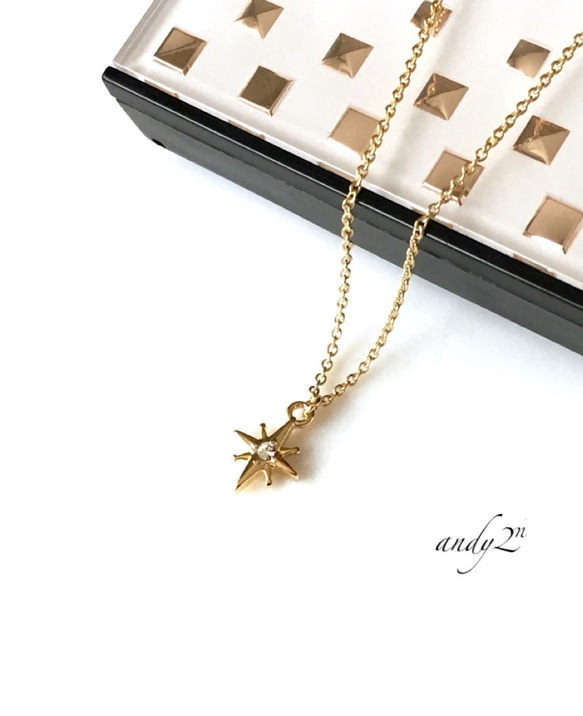 Lucky Star Motif Necklace《Gold or Silver》 4枚目の画像