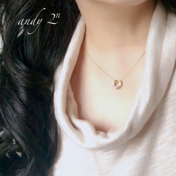 One Ring Motif Gold Necklace 5枚目の画像