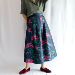 KABUKI WOVEN TEXTILE -Long Skirt 第6張的照片