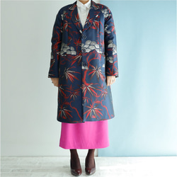 古着 ヴィンテージ vintage コート ステンカラーコート リメイク