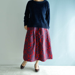 長款 80 厘米長 Covent Garden Kimagure 系列 - 錦緞圖案長裙，感覺適度瘋狂 第2張的照片