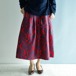 長款 80 厘米長 Covent Garden Kimagure 系列 - 錦緞圖案長裙，感覺適度瘋狂 第7張的照片