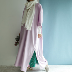 Spring Lavender Maxi Kaftan Dress 2WAY 層層疊疊的搭配 畢竟一年四季都會活躍 第10張的照片