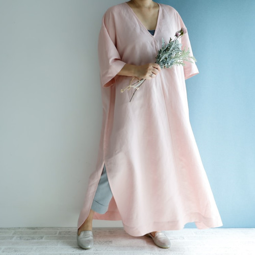MAX&Co.アウトレット「DAKAR」夏も快適リネン カフタンドレス Women's Dresses and Jumpsuits: Occasion Dresses | MAX&Co.
