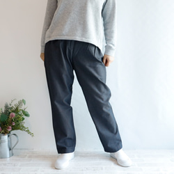 Soft Dot Denim 寬鬆錐形褲 Chef Pants 第4張的照片