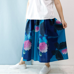 OKINAWA SKIRT LONG -upcycled from unused summer KIMONO 第1張的照片