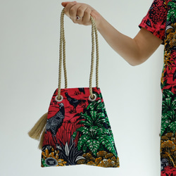 FUJIYAMA Pochette Africa Print-2WAY Minimal Pochette 可肩背或斜挎 第2張的照片