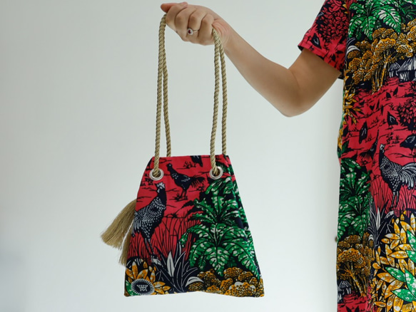 FUJIYAMA Pochette Africa Print-2WAY Minimal Pochette 可肩背或斜挎 第2張的照片