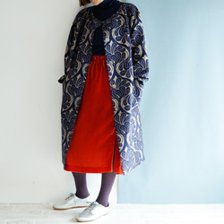 Kimagure 系列 - Covent Garden 灰色錦緞超大外套“免運費” 第8張的照片