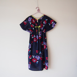 OKINAWA DRESS -Midi dress using YUKATA(Summer KIMONO) fabric 第9張的照片