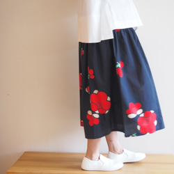 OKINAWA SKIRT LONG  -upcycled from unused summer KIMONO 第6張的照片