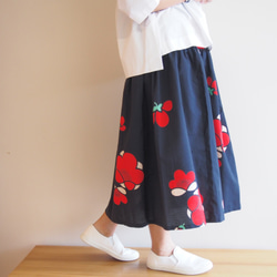 OKINAWA SKIRT LONG  -upcycled from unused summer KIMONO 第9張的照片