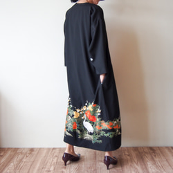 KIMONO Long Jacket -upcycled from Vintage Kimono 第9張的照片