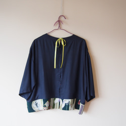 KIMONO TOP -Over sized top with up cycled vintage Kimono 第10張的照片