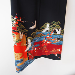 KIMONO Long Jacket -upcycled from Vintage Kimono 第9張的照片