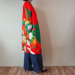 KIMONO Long Jacket -upcycled from Vintage Kimono 第7張的照片
