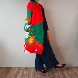 KIMONO Long Jacket -upcycled from Vintage Kimono 第8張的照片