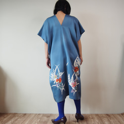 Square KIMONO Dress -using Vintage Kimono 第4張的照片