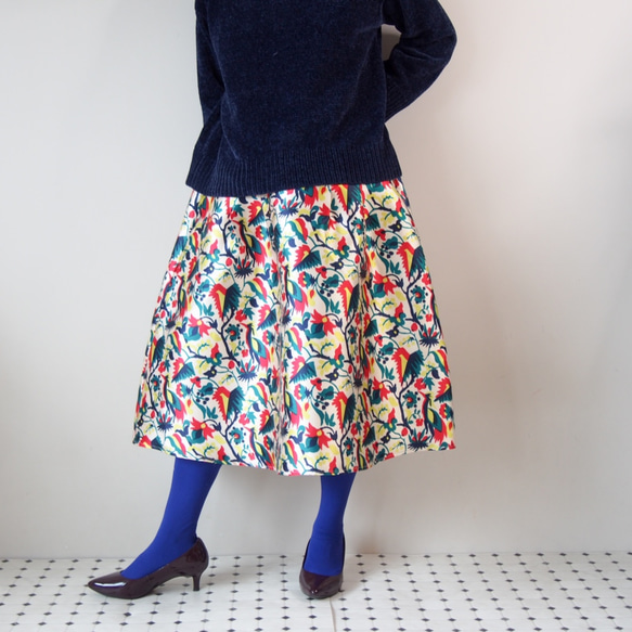 「再販」MACAO きまぐれコレクション第２弾　-クレイジーなプリントのスカート 2枚目の画像